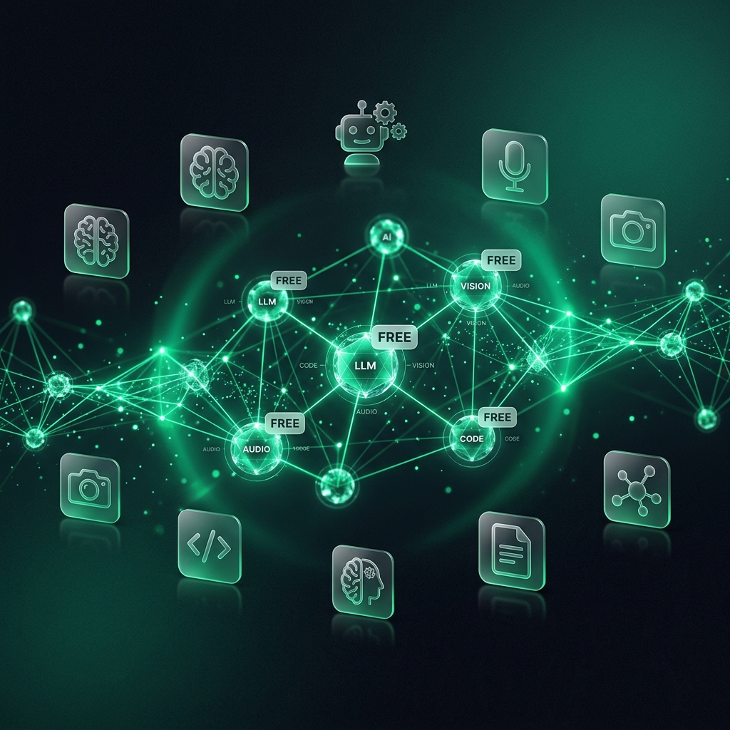 14 Free AI Models — Use AI Without Spending a Dollar